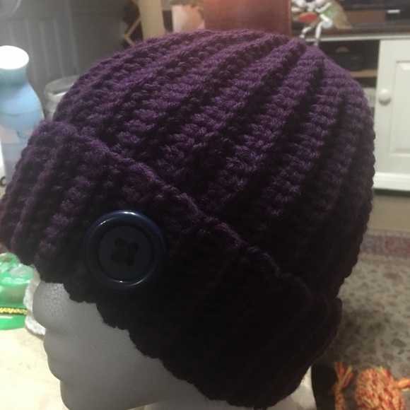 Accessories - Brand new handmade Crochet messy bun hat